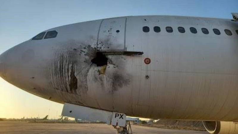 An image that illustrates this article Baghdad airport comes under rocket fire