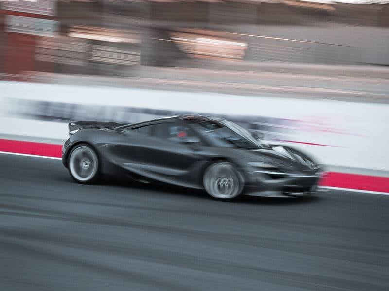 Photographers find it hard to focus when a 720S is at top speed.
