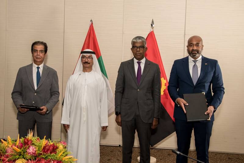 DP World and the Angolan government signed a preliminary agreement to further develop the country’s logistics sector. Photo: Dubai Media Office
