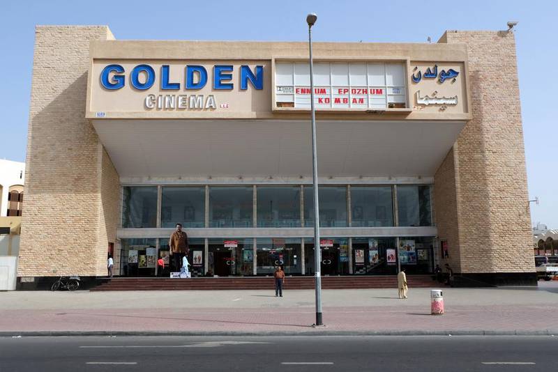 The facade of the Golden Cinema (Plaza) in Bur Dubai. It closed in 2015 amid the rise of multiplexes and changing tastes.