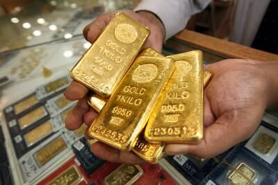 Since rising above the $2,000-per-ounce level in early May, gold prices have fallen more than 11 per cent. Randi Sokoloff / The National