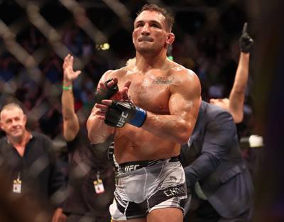 Michael Chandler after his defeat. Reuters