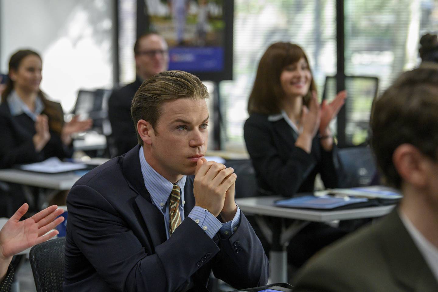 Will Poulter in a scene from 'Dopesick'. Photo: Hulu