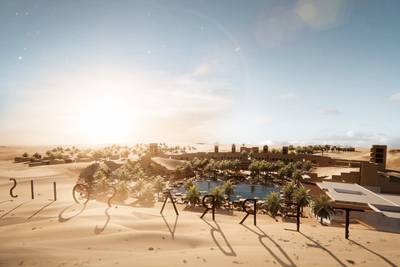 Terra Solis is a Tomorrowland-inspired retreat opening in the Dubai desert in September. All photos: Terra Solis