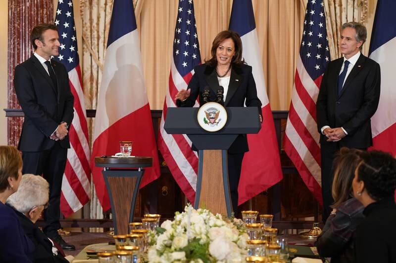 Vice President Kamala Harris and Mr Macron discussed space exploration earlier this week and the French President lobbied to place one of his compatriots on the spacecraft that will send a new batch of astronauts to the Moon in 2025. EPA