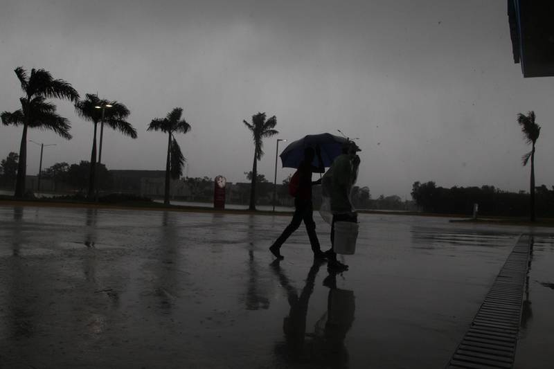 People walk before the arrival of Hurricane Maria in Punta Cana, Dominican Republic. Ricardo Rojas / Reuters