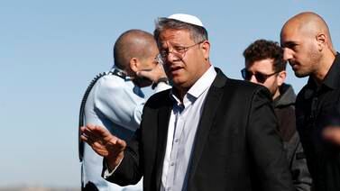 An image that illustrates this article Leaked audio of far-right Israeli politician shows glimpse of hardline policy