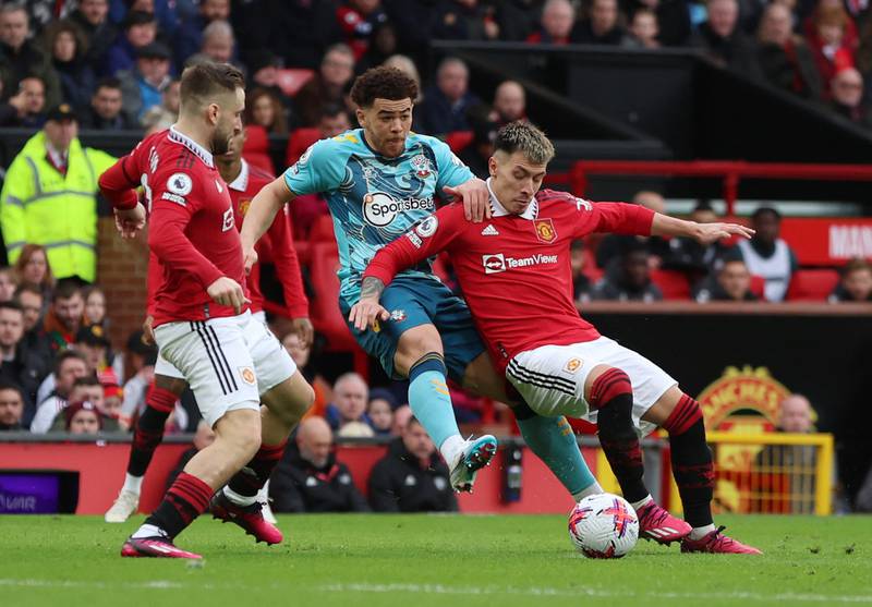 Che Adams, 5 – Found clear chances hard to come back as United continued to dominate despite being a man down. Played in Sulemana with his biggest contribution of note before he was replaced in a double switch in the 74th minute.

Reuters