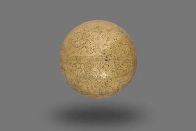 A 17th-century celestial globe from Lahore, Pakistan. Photo: Department of Culture and Tourism – Abu Dhabi