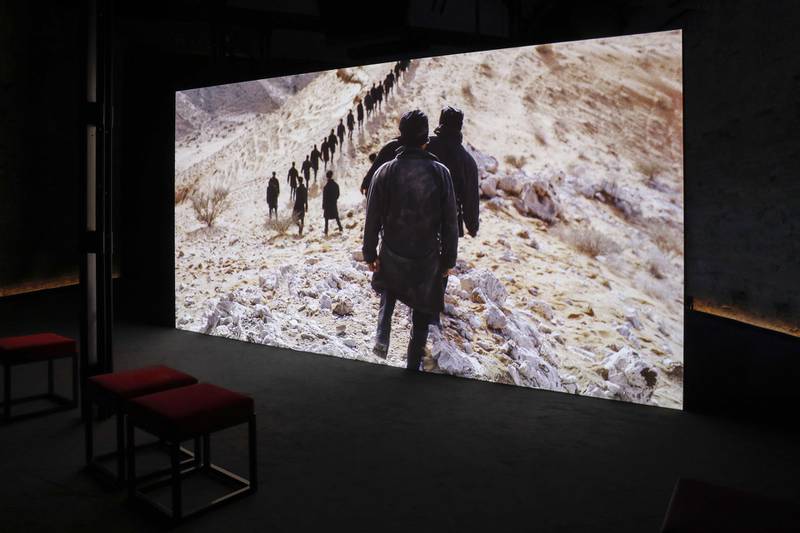 Nujoom Alghanem, Passage (installation view), 2019. Courtesy National Pavilion UAE - La Biennale di Venezia. Photo credit: Barbara Zanon
