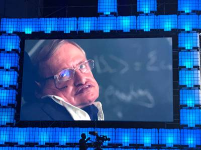 Stephen Hawking warned the world of the potentially deadly impact of AI. Sanya Burgess/The National