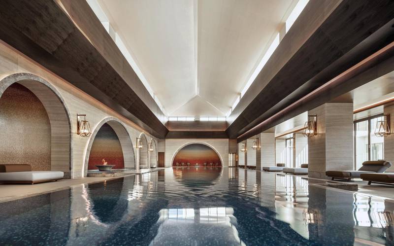 The Chenot Espace is spread across 4,000 square-metres and 28 treatment rooms and one of the country's prettiest indoor pools.