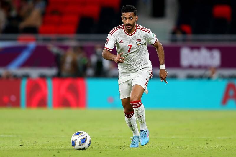 Ali Mabkhout – 4. Way off the pace. Isolated. Lax in possession. Booked for a clumsy foul. So disappointing from UAE’s greatest scorer on his return to the side. Getty