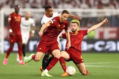 Nemanja Matic - 7. A rock in the centre of Roma’s midfield, Matic began the move that led to Roma’s opener by winning the ball from Rakitic in the opposition's half. Getty 