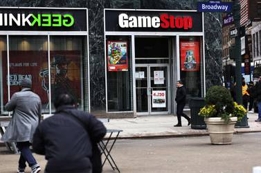 The stock price of the videogame retailer increased 700% in the past two weeks due to amateur investors. AFP