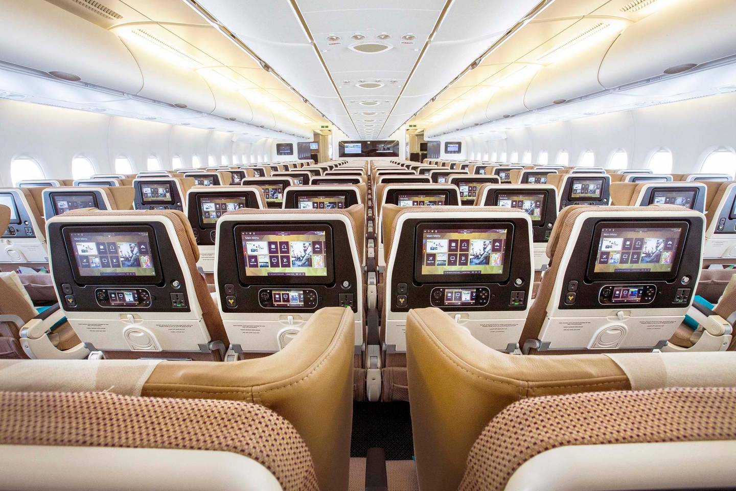 Etihad has replaced 10,000 seat covers 