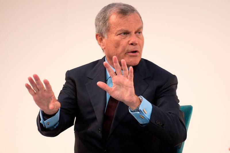 (FILES) In this file photo taken on November 21, 2016 Chief Executive Officer of WPP, Martin Sorrell addresses delegates at the annual Confederation of British Industry (CBI) conference in central London.
Martin Sorrell quit on April 14, 2018 as chief executive of WPP less than a fortnight after the world's biggest advertising group revealed it had launched an independent investigation into allegations of misconduct against him. / AFP PHOTO / Justin TALLIS