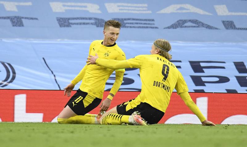 Marco Reus – 8, Was aesthetically pleasing with the ball at his feet throughout, but even better, he scored the equaliser. Came so close to intercepting a Dias pass inside the City box. EPA