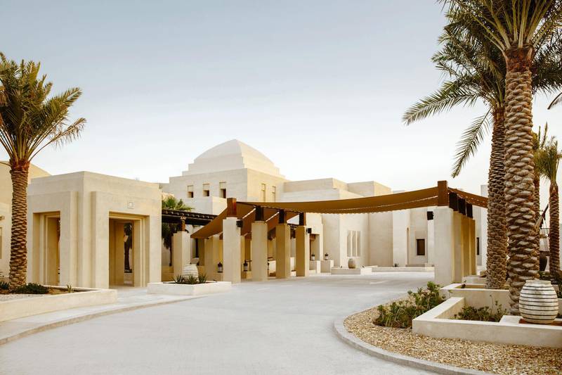 The entrance to Al Wathba on the outskirts of Abu Dhabi