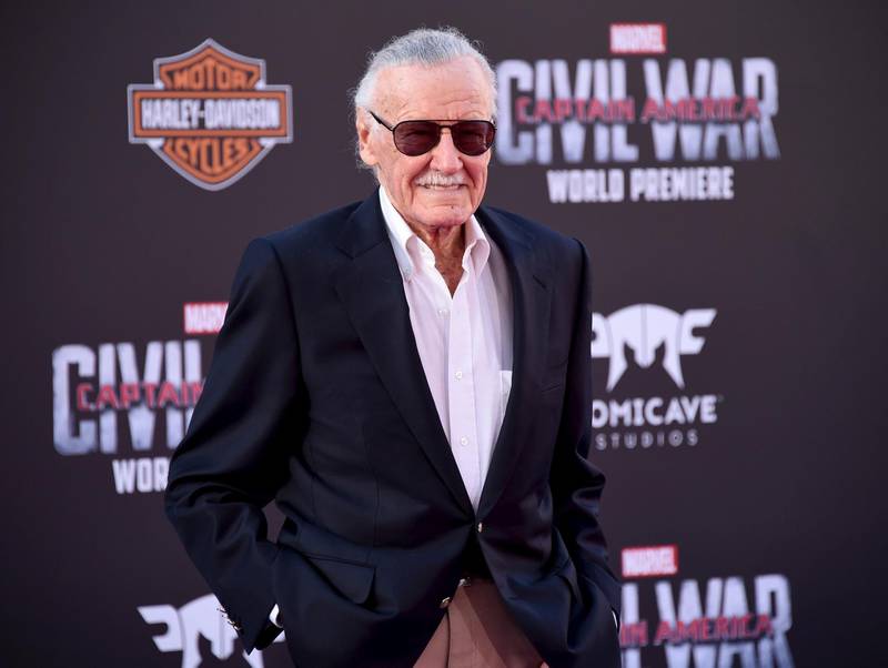 FILE PHOTO - Executive producer Stan Lee attends the premiere of "Captain America: Civil War" in Los Angeles April 12, 2016. REUTERS/Phil McCarten/File Photo
