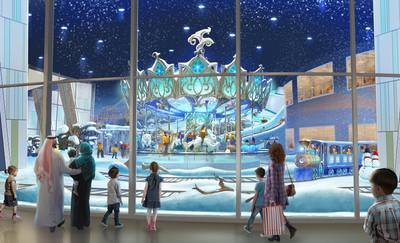 Blizzard’s Bazaar, Snowflake Garden and Flurries’ Mountain are just some of the unique attractions that will welcome visitors at Snow Abu Dhabi at Reem Mall.   Wam