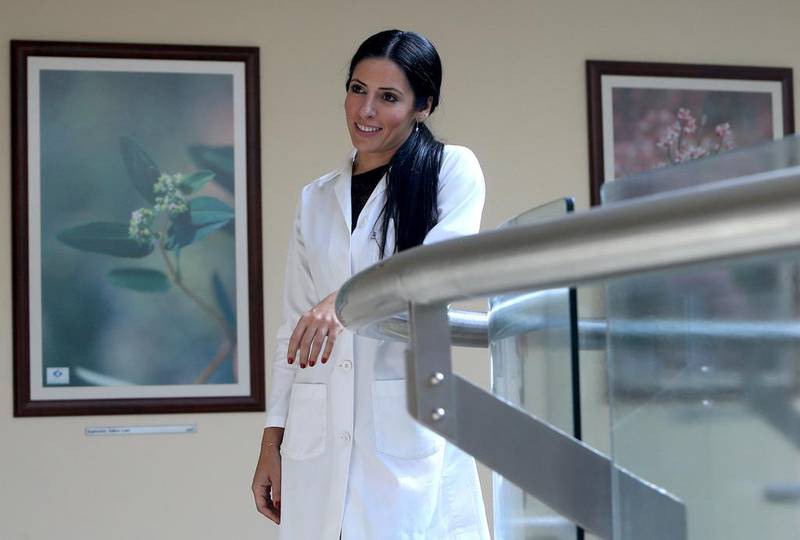 Dr Hawaa Al Mansouri is one of the 70 endocrinologists and diabetologists at the two centres of Imperial College in Abu Dhabi and Al Ain. Ravindranath K / The National