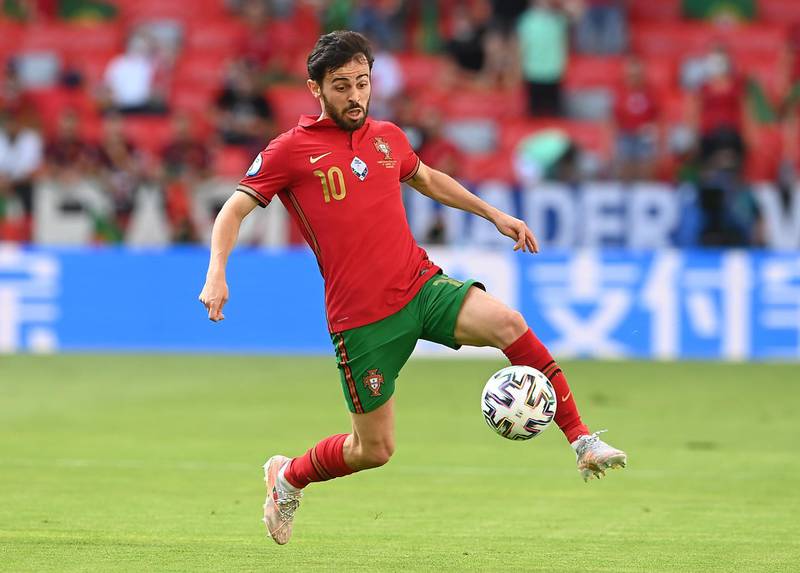 Bernardo Silva - 5: Played key role in first goal picking out Jota with lovely left-footed ball, who then supplied Ronaldo, but did little else and Portugal were over-run by Germany down his right flank. Hooked at half-time. EPA