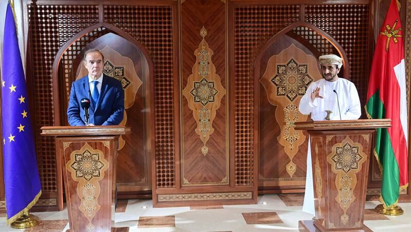 Enrique Mora, Deputy Secretary-General European Union, visited Oman on Tuesday. Photo: Oman News Agency