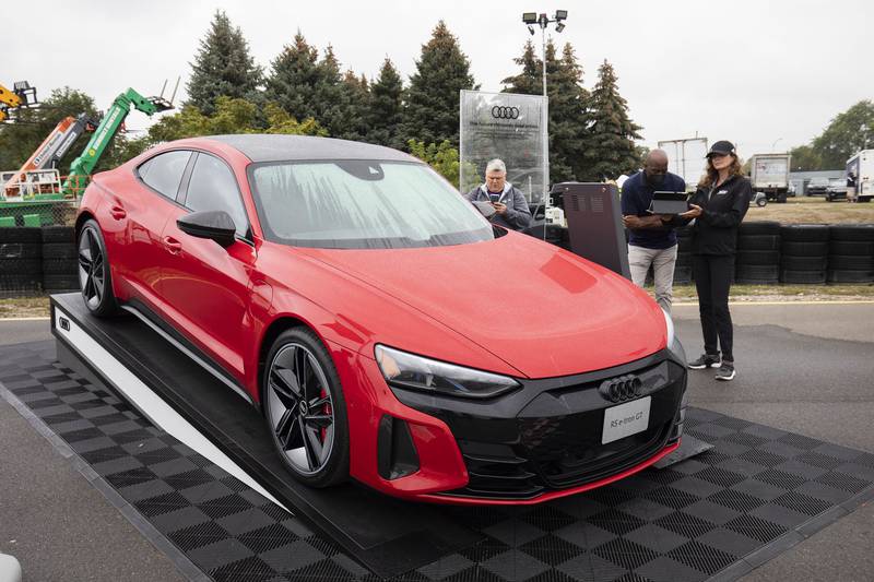 Audi e-Tron GT, $164,000. AFP