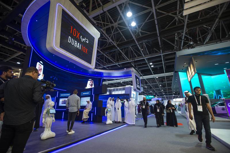 Government stands at Gitex. 