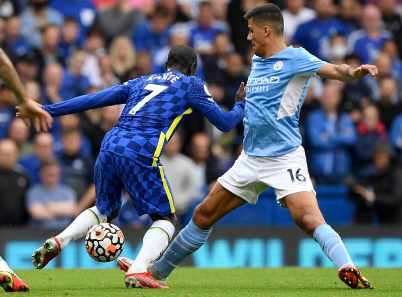 Rodri – 7. City will be relieved to have the Spaniard back from injury. All over the pitch as Chelsea struggled to handle the presence of him and Silva in the middle of the park. Saw shot deflected over by Rudiger in the first half. EPA
