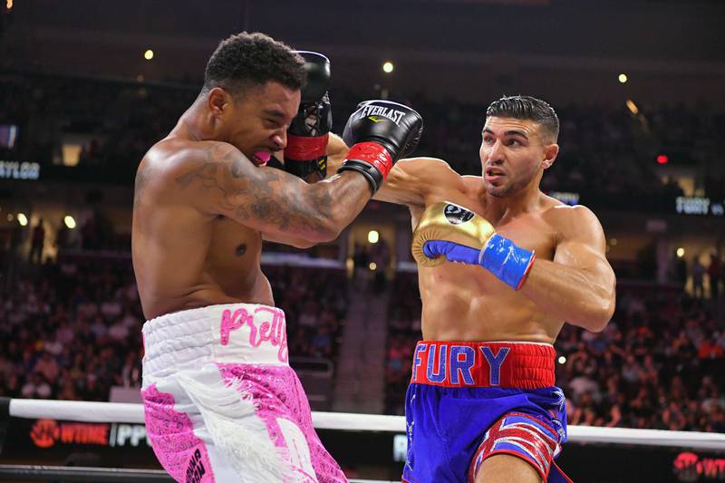 Tommy Fury fought Anthony Taylor on Jake Paul's undercard in August. Getty
