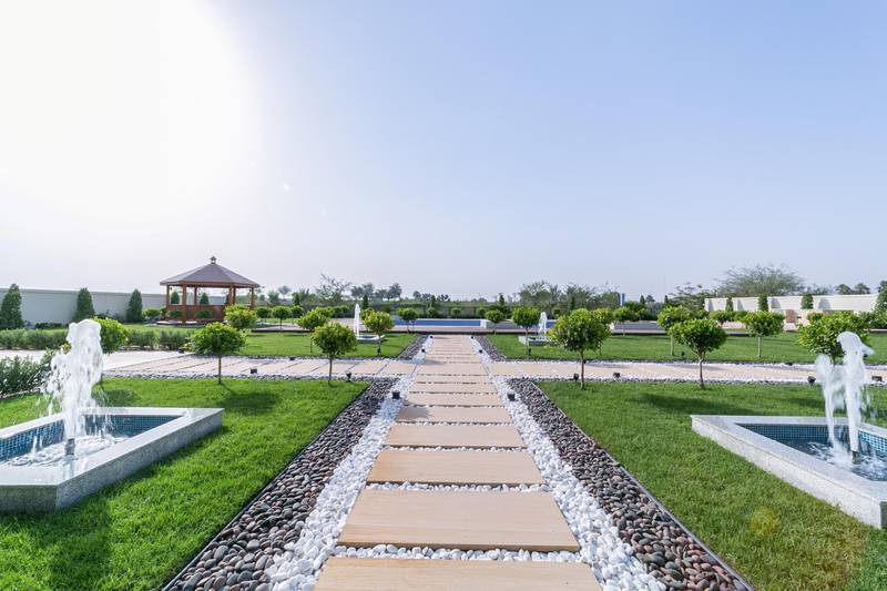<p>The garden backs on to Dubai Hills Golf Course.&nbsp;Courtesy LuxuryProperty.com</p>
