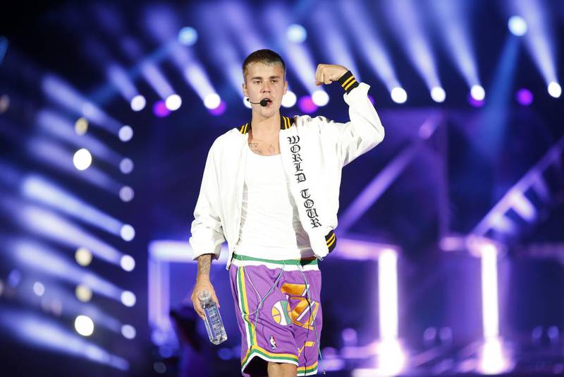 Bieber cancelled his Coca-Cola Arena concert in Dubai in October 2022 owing to ill health. Chris Whiteoak for The National