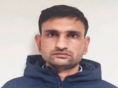 Satendra Siwal, who has worked at India's embassy in Moscow since 2021, was arrested in Lucknow. Photo: Uttar Pradesh Police