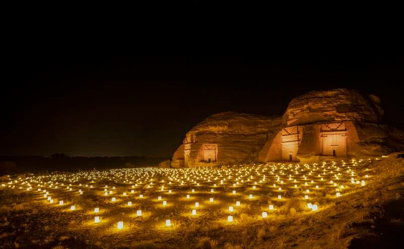 Hegra After Dark launched in November as a new way to experience AlUla. Photo: RCU Commission