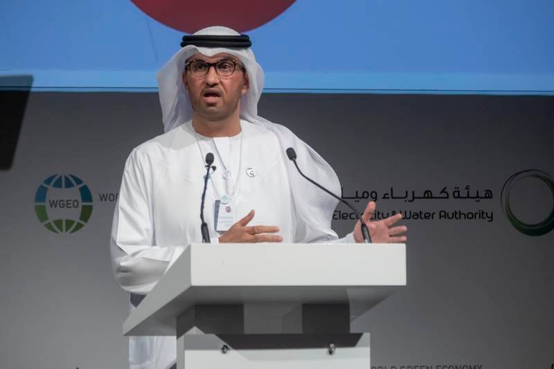 Dr Sultan Al Jaber, managing director and group chief executive of Adnoc.