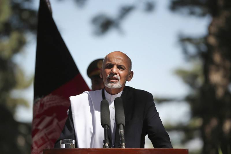 Afghanistan's former president Ashraf Ghani. AP