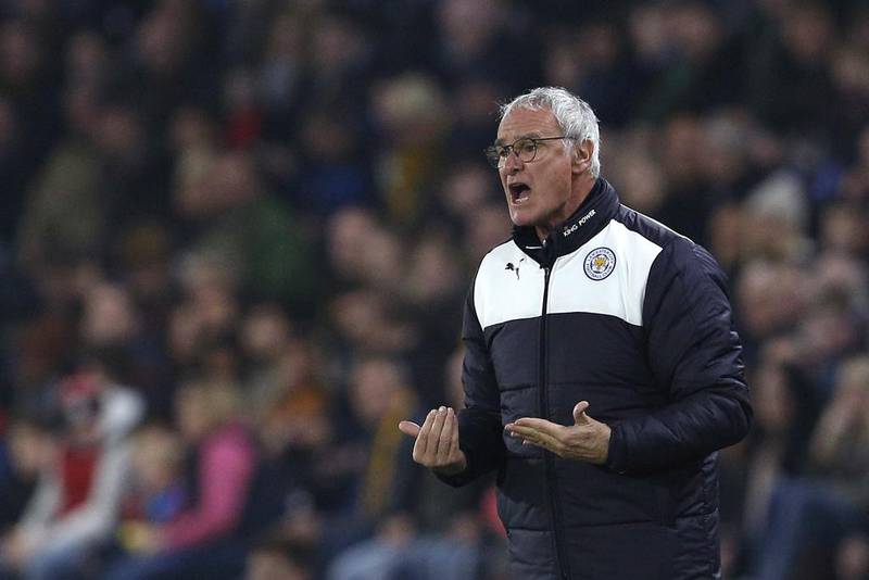 Leicester City manager Claudio Ranieri at a recent match against Hull City. Action Images / Craig Brough