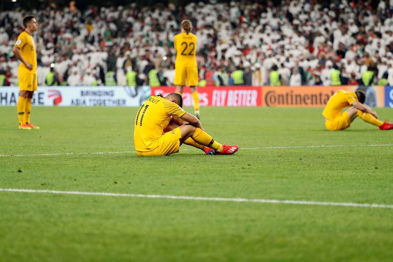 Australia's campaign began with a defeat in Al Ain, to Jordan, and ended in another loss at the Hazza bin Zayed Stadium. AFP
