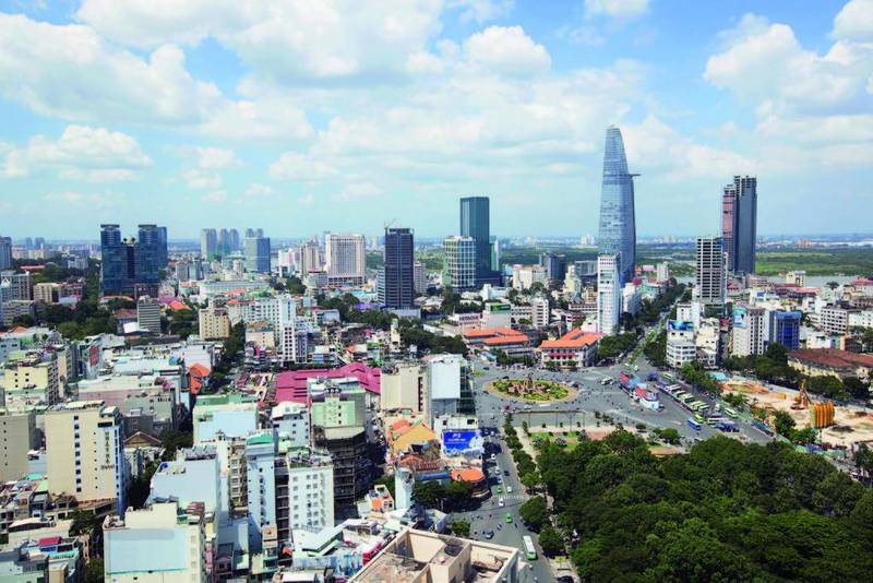 The skyline of Ho Chi Minh City, where you can find everything from nourishing yet inexpensive street food to plush, modern hotels. Eternity in an Instant