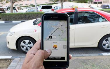 Uber is trialling 'quiet mode' for certain rides in the US, but it has sparked conversation around the globe. (Pawan Singh / The National)