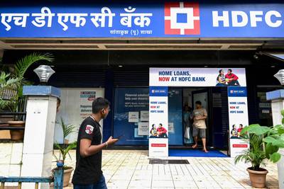 Following the merger, HDFC Bank has more than 120 million customers, over 8,000 branches and roughly177,000 employees. AFP