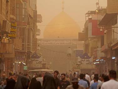 An image that illustrates this article Postcard from Baghdad: dust settles on another challenge to life in Iraq