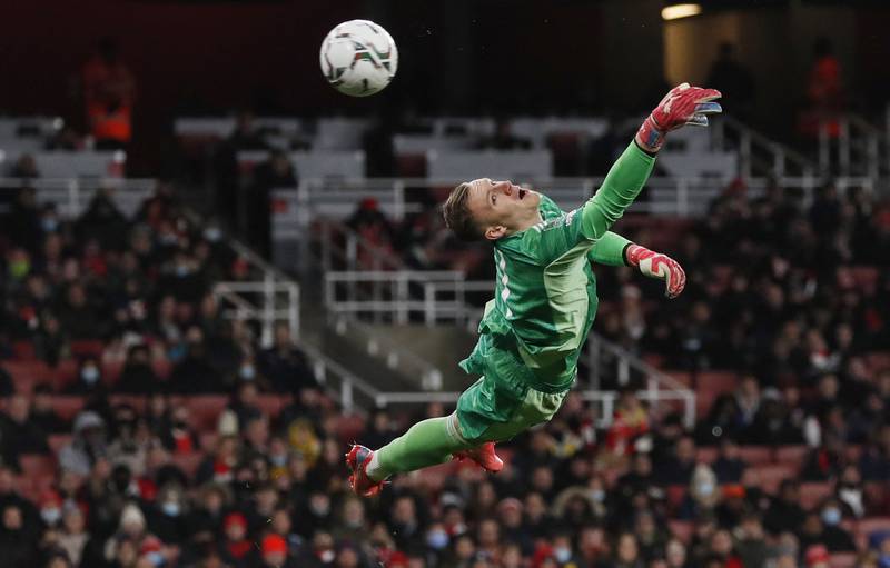ARSENAL RATINGS: Bernd Leno: 6 - The Germany international had little to do other than claiming crosses. He should have stayed back in one attack, with Broadhead chipping over his head to pull one back for the visitors.
Reuters