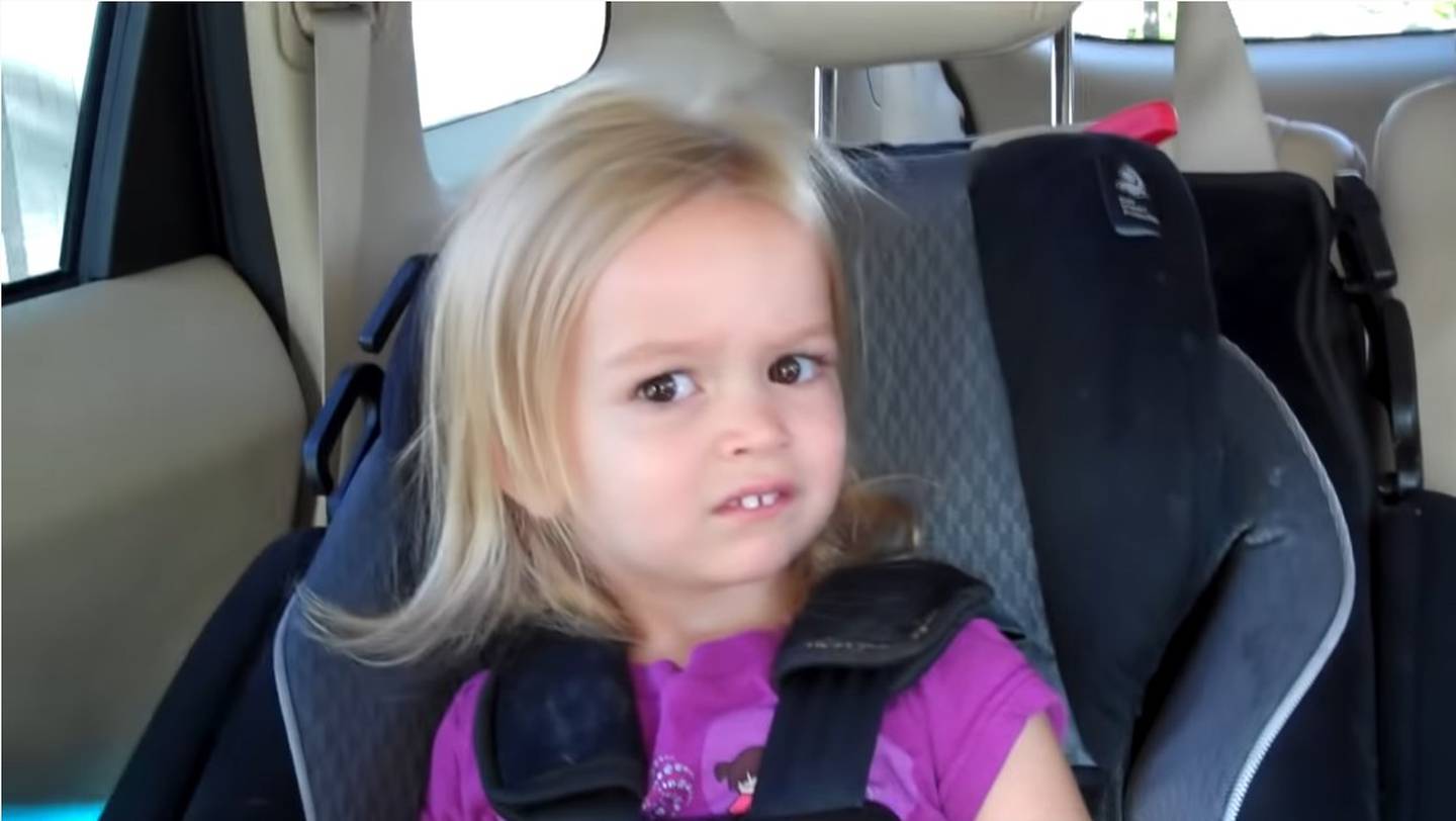 Chloe Clem became a viral meme at the age of 2 thanks to her reaction that was caught on video.