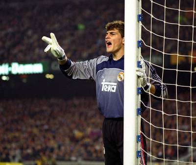 Football - Stock Season 00/01 Iker Casillas - Real Madrid Goalkeeper Mandatory Credit:Action Images / Michael Craig