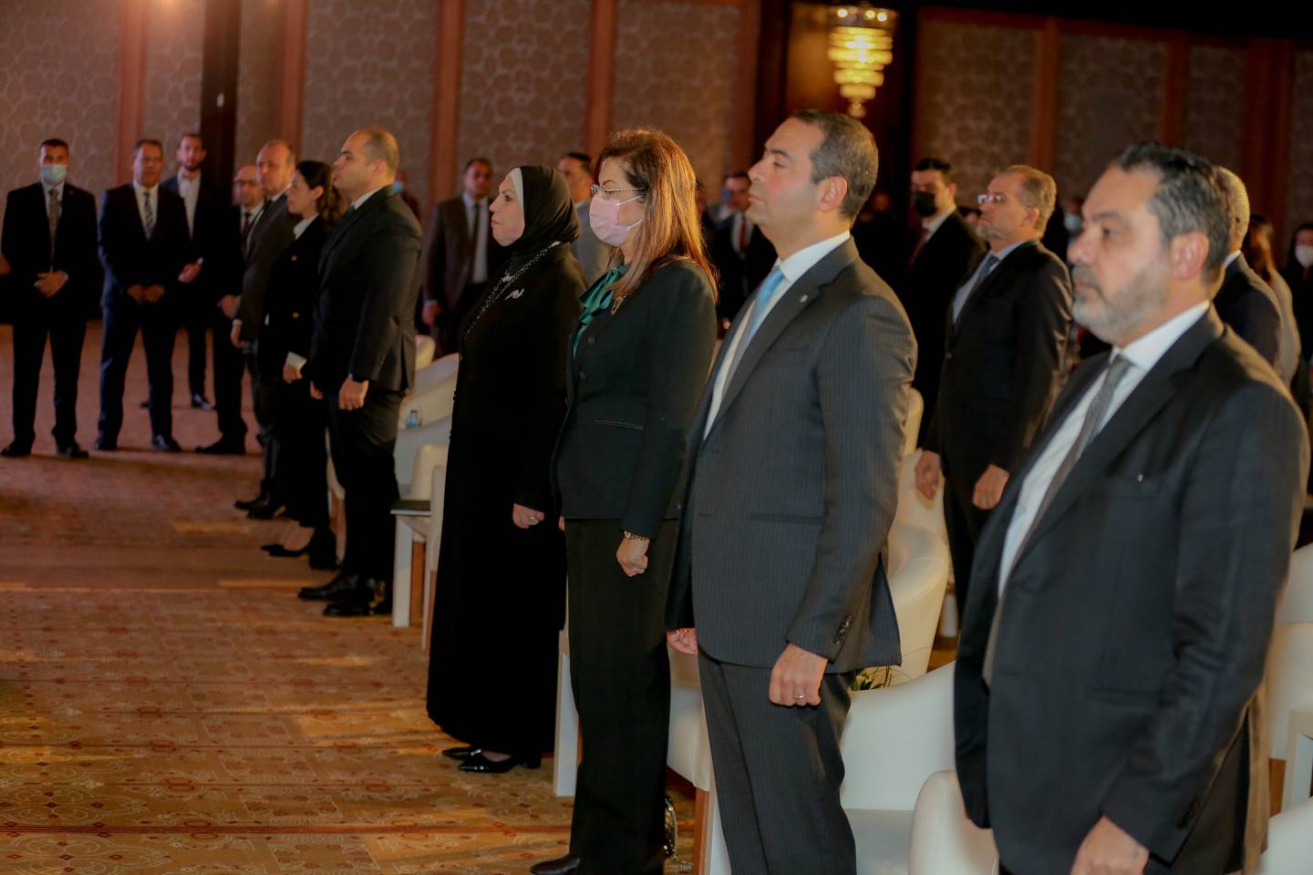 Speakers at the Egypt Economic Summit in Cairo on Tuesday included Egypt’s Minister of Trade and Industry Nevine Gamea, Minister of Planning and Economic Development Hala El Said and The Sovereign Fund of Egypt's chief executive Ayman Soliman. Photo: Egypt Economic Summit