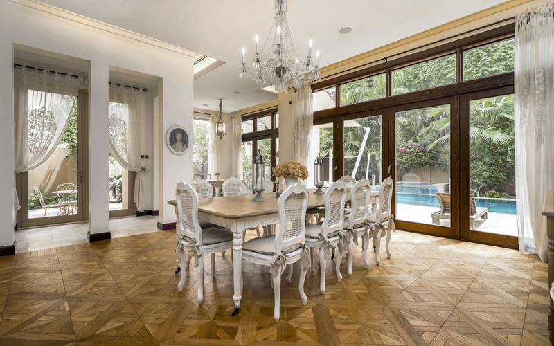 There's wood, marble and stone finishes throughout. Courtesy LuxuryProperty.com
