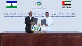 Abu Dhabi sends Lesotho Dh73 million to modernise water system